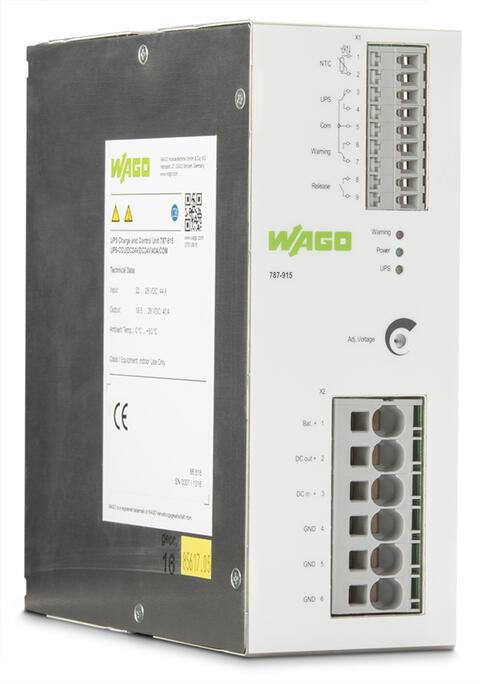 jednostka UPS; napięcie wejściowe 24 V DC; napięcie wyjściowe 24 V DC; prąd wyjściowy 40 A