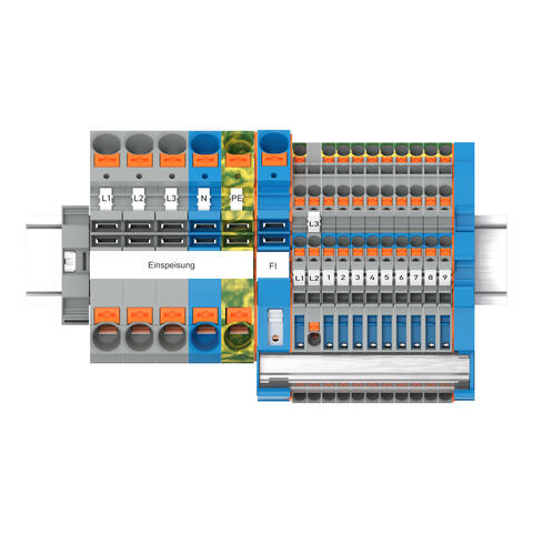 TOPJOB®S-Unterverteiler-Set; mit Drücker