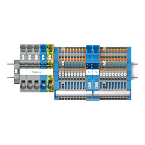 TOPJOB®S-Hauptverteiler-Set FI; mit Betätigungsöffnung und Drücker