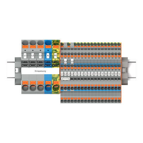 TOPJOB®S-Hauptverteiler-Set FI/LS; mit Drücker
