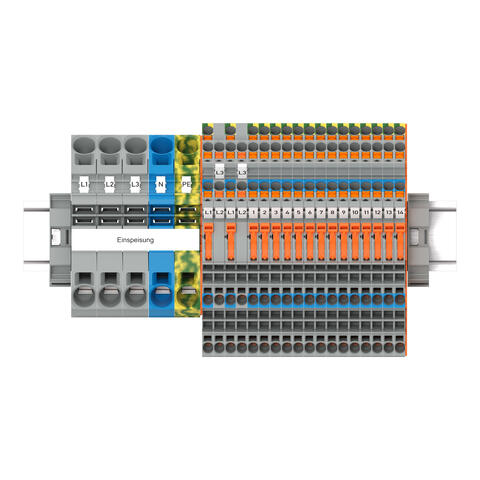 TOPJOB®S-Hauptverteiler-Set; mit Betätigungsöffnung und Drücker