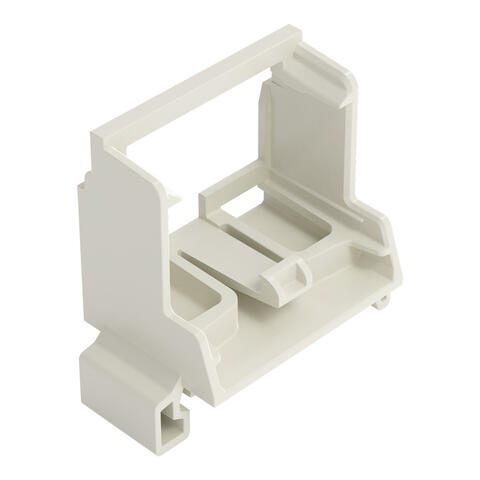 Supporto di montaggio; connettori per 10 cavi; Serie 221 - 4 mm²; per guida DIN 35; per applicazioni Ex; grigio chiaro