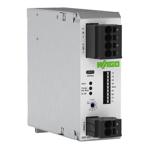 UPS charger and controller; Lead Fleece; 24 VDC output voltage; 40 A output current; for external Storage; communication capability