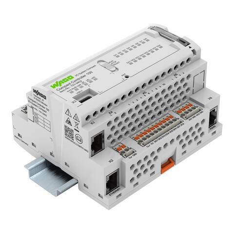 Compact Controller 100; 8DI 8DIO 2AI 2AIO 2NI/PT 2RS485; 2 x ETHERNET; SD