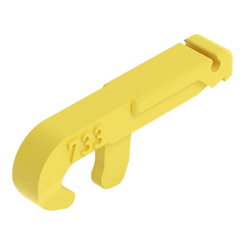 Operating tool; made of insulating material; 1-way; loose; yellow