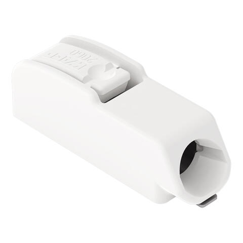 Borne pour circuits imprimés CMS; Bouton-poussoir; 0,75 mm²; Pas 4 mm; 1 pôle; Push-in CAGE CLAMP®; en bande; blanc