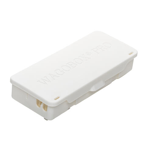 WAGO Box; Branch; for multicore cables; PRO 4; 221 Series; 4 mm² connectors; without splicing connectors; for BS 5733 - MF; white