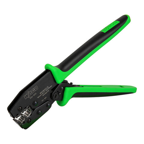 Pince de sertissage 50; pour embouts d'extrémité isolés ou non; Plage de sertissage 35 mm² et 50 mm²
