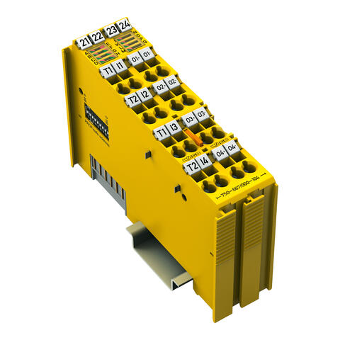 Fail-safe 4/4 channel digital input/output; 24 VDC; 2 A; Logic; PROFIsafe