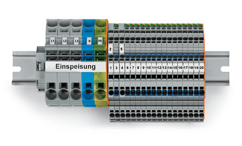 TOPJOB®S-Hauptverteiler-Set FI/LS; mit Betätigungsöffnung