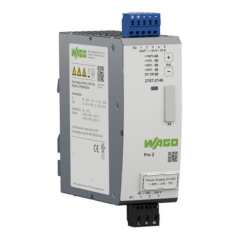 zasilacz; Pro 2; 1-faz.; napięcie wyjściowe 24 V DC; prąd wyjściowy 10 A; TopBoost + PowerBoost; z możliwością komunikacji