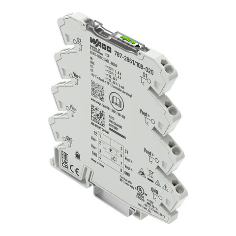 Electronic circuit breaker; 1-channel; 24 VDC input voltage; adjustable 1 … 8 A; Signal contact