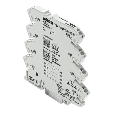 Potential distribution module; 1 potential; with 8 clamping points 0V; Conductor cross-section up to 2.5 mm²