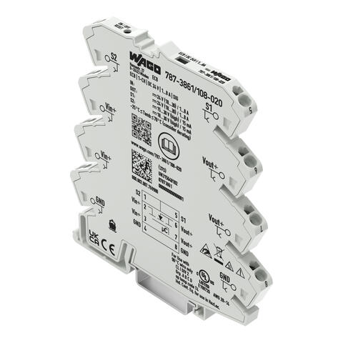 Electronic circuit breaker; 1-channel; 24 VDC input voltage; adjustable 1 … 8 A; Signal contact