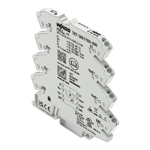 Electronic circuit breaker; 1-channel; 24 VDC input voltage; 1 A; Signal contact