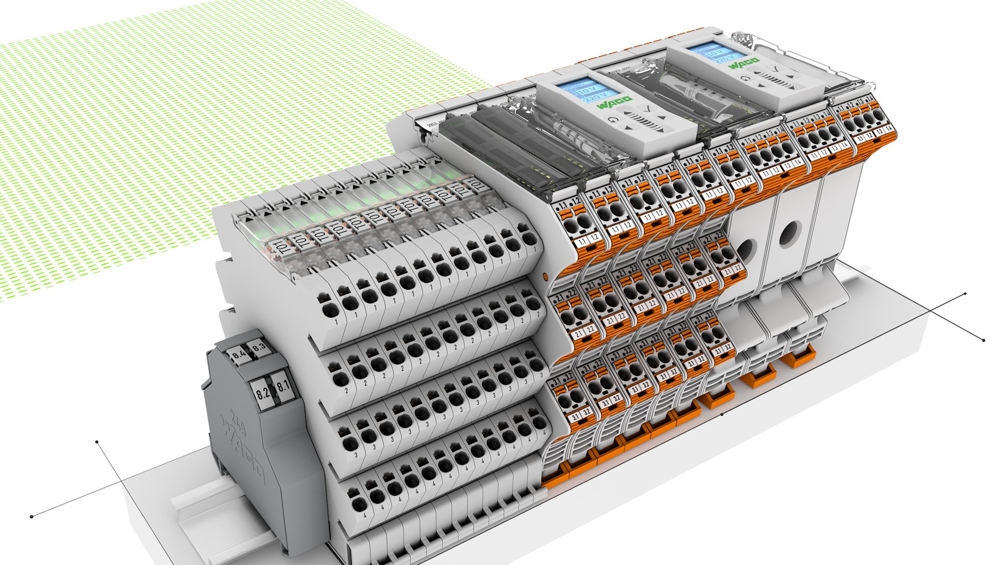 WAGO 3-Phase Power Measurement Module for Three-Phase Supply Networks ...