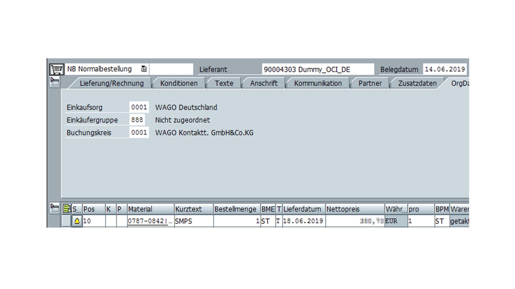 Open Catalog Interface (OCI) Standard Interface WAGO GB
