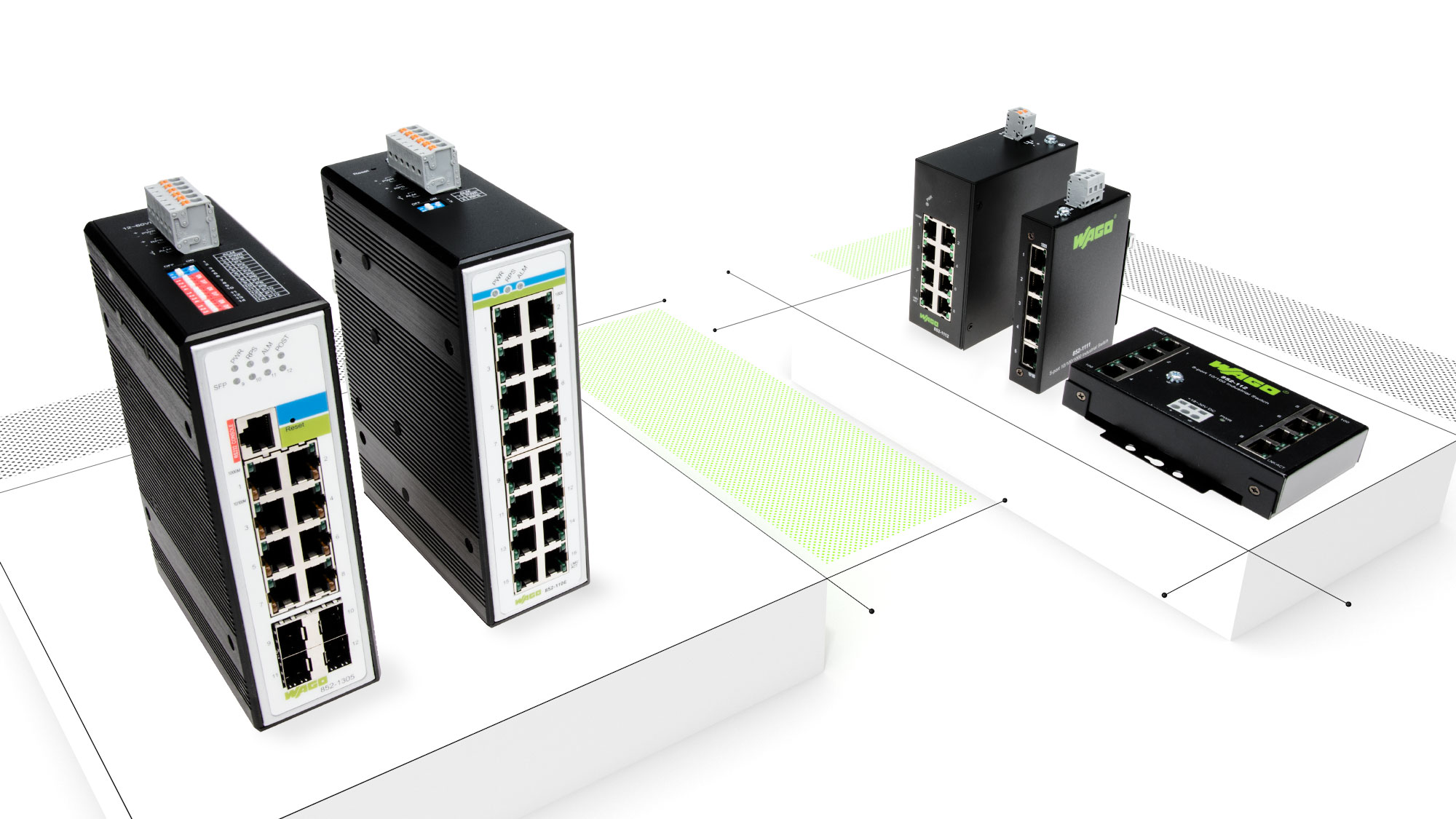 16-Port Industrial Ethernet Switch | WAGO